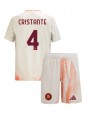 AS Roma Bryan Cristante #4 Bortedraktsett Barn 2024-25 Korte ermer (+ bukser)